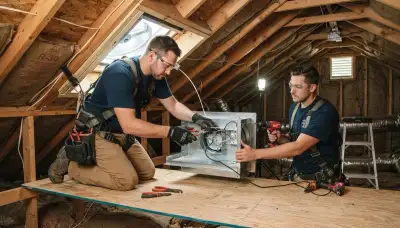 Attic fan installation and repair by On Call Electrical in Milwaukee, WI