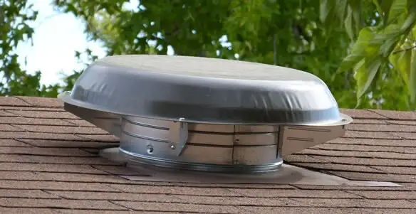 attic fan installation services with low-profile roof ventilation unit in Milwaukee, WI