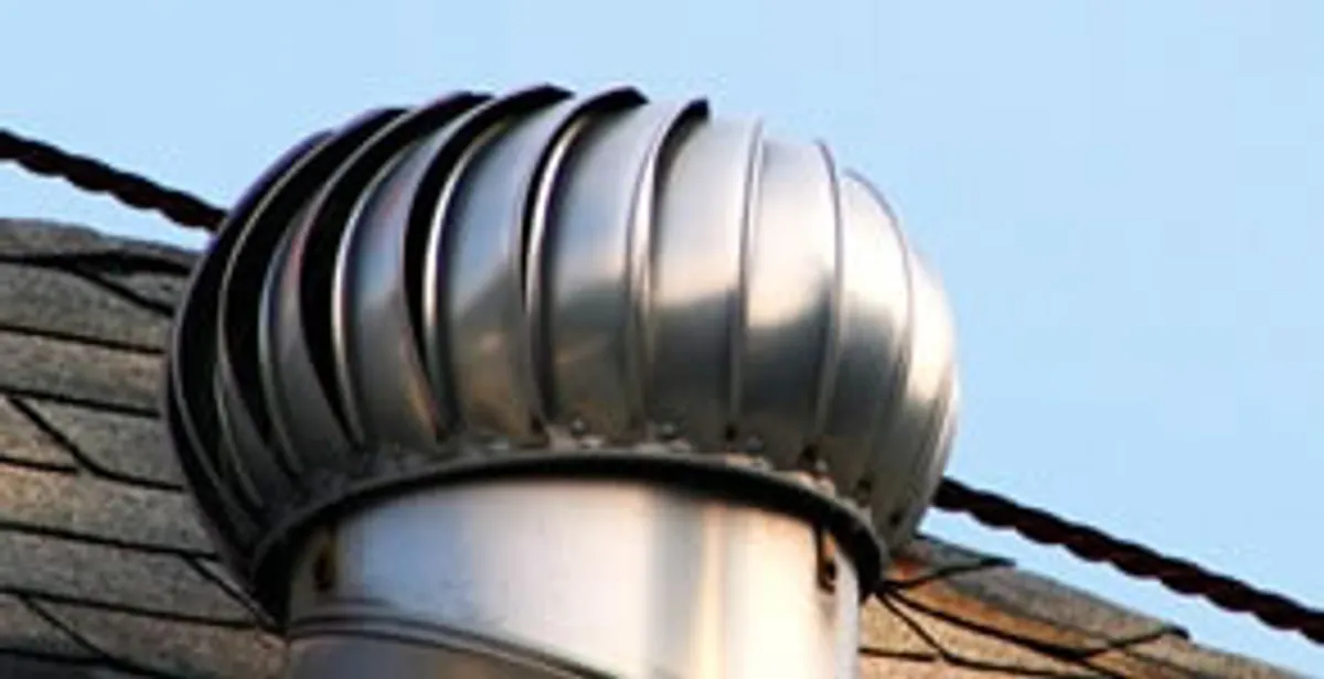 attic fan installation services with professionally installed roof ventilation unit in Milwaukee, WI