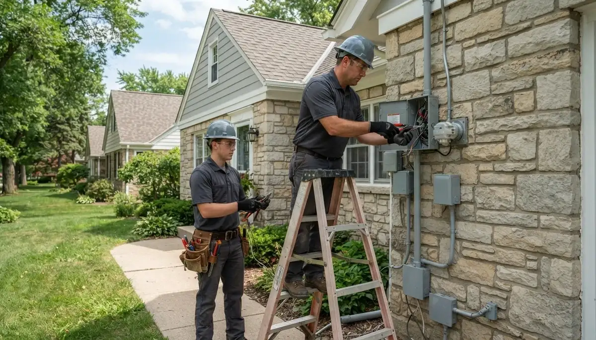 Milwaukee, WI electrician providing professional residential electrical services