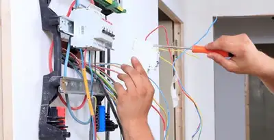 electrician services performing residential electrical panel wiring in Milwaukee, WI