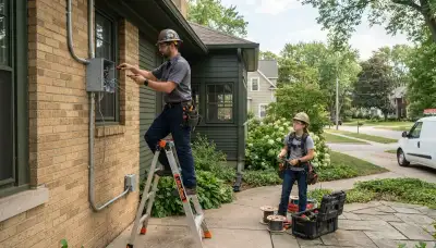 Electrician services in Milwaukee, WI by a professional electrical contractor