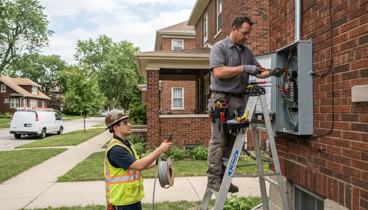Professional electrician providing electrical services in Milwaukee, WI