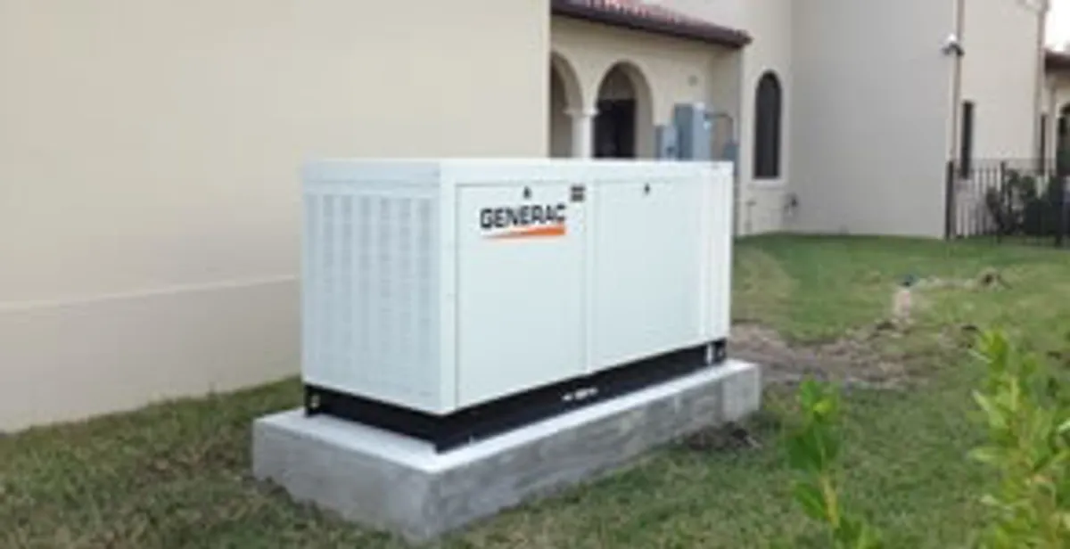 generator installation service showing standby generator professionally installed for residential power backup in Milwaukee, WI