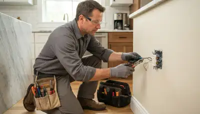 GFC outlet installation for a Milwaukee, WI home by On Call Electrical electricians