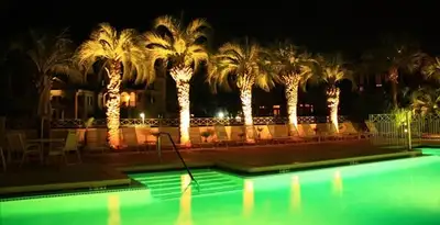 landscape lighting installation services illuminating outdoor recreational areas in Milwaukee, WI