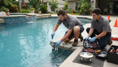 Pool light installation and GFCI wiring service for Milwaukee, WI homes