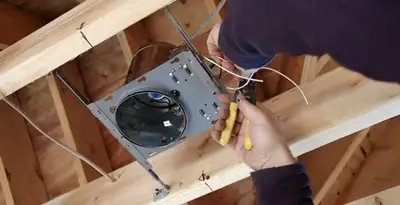 Professional recessed lighting installation with electrical wiring by licensed electricians in Milwaukee, WI