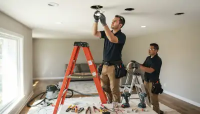 Recessed lighting installation for Milwaukee, WI homes by On Call Electrical
