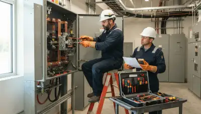 Milwaukee, WI electrician repairing a wall switch in an older home