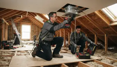 Whole house fan installation for Milwaukee, WI homes by On Call Electrical